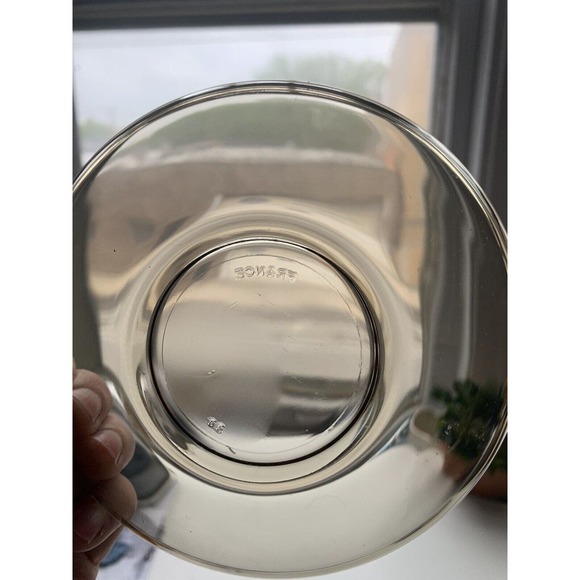 VTG Single Arcoroc France Smokey Gray Coffee Mug And Saucer Rare - Picture 6 of 7